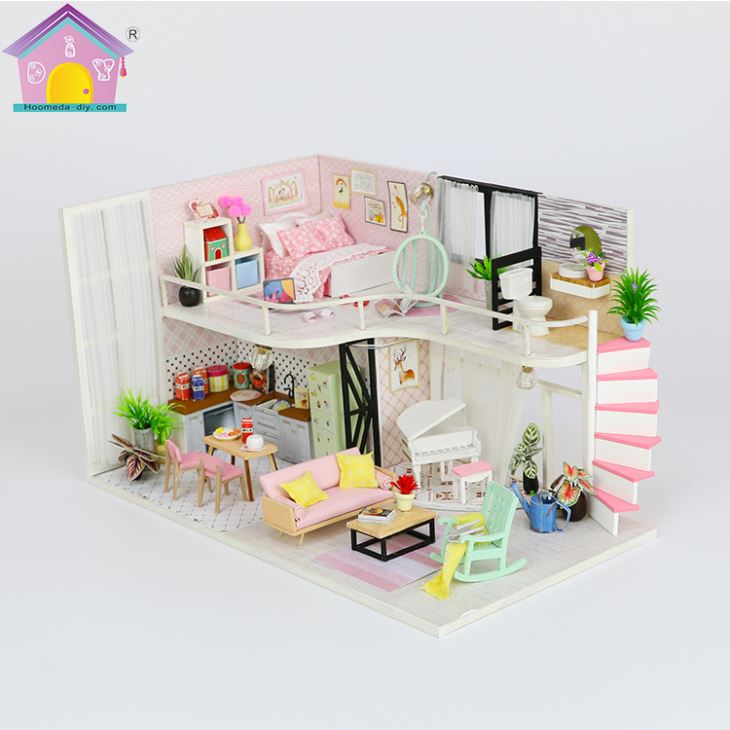 DIY Wooden craft Dollhouse