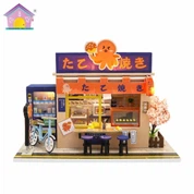 Ngôi nhà búp bê bằng gỗ xếp hình 3d cho món quà sinh nhật