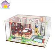 nhà búp bê bằng gỗ cho bé