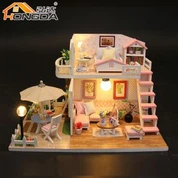 tự làm nhà búp bê gác xép thu nhỏ