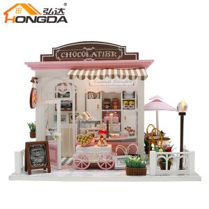 nhà búp bê bé gái tự làm