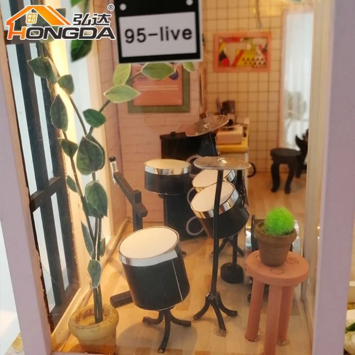 Wooden Mini Doll House