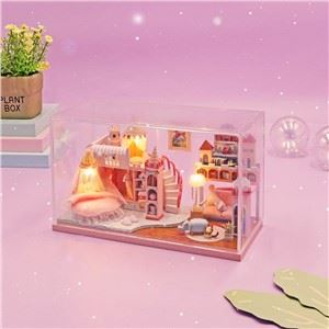 Đồ chơi thu nhỏ công chúa màu hồng