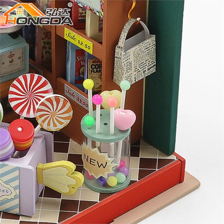Hongda S2305 Happy Sugar High-quality DIY House Withe Light And Dust Cover